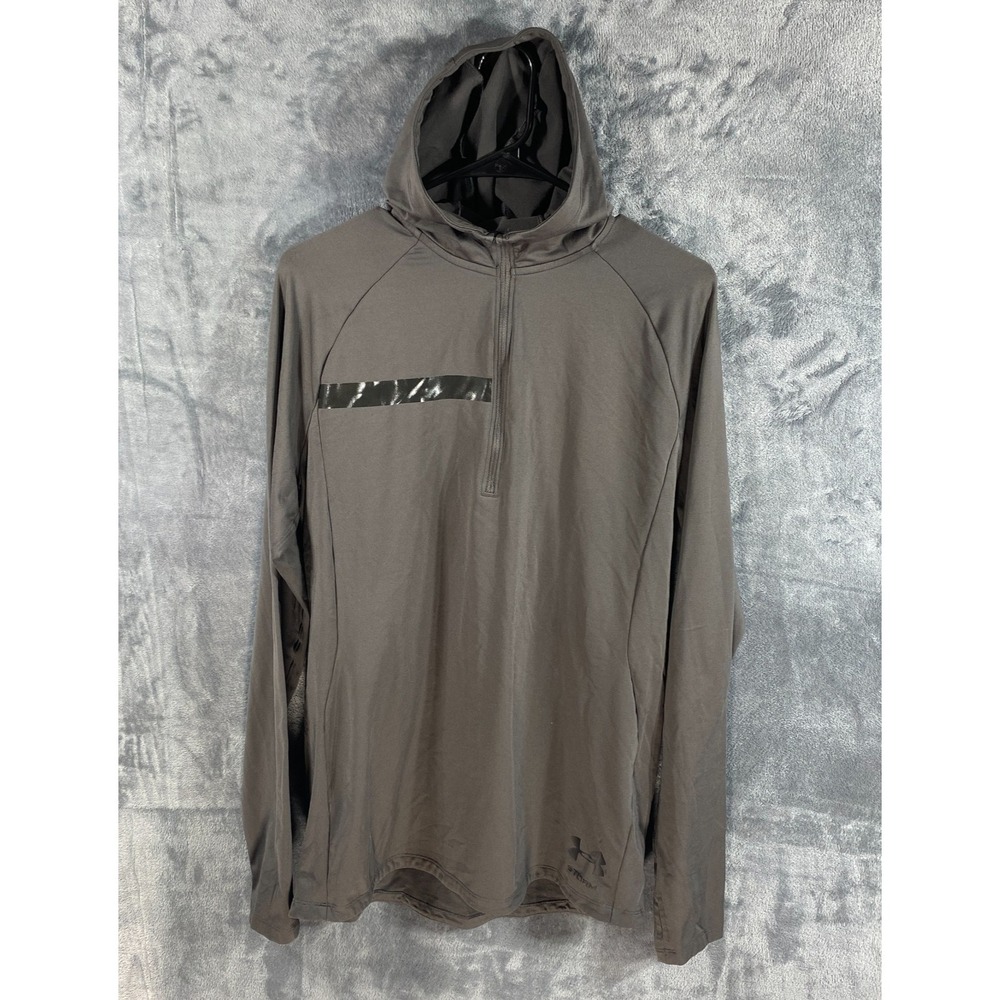Under Armour Hoodie Mens Large Storm Cold Gear Sweatshirt Pullover Fleece Gym